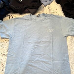 Palmetto Moon Light Blue Men's Shirt Size Large.